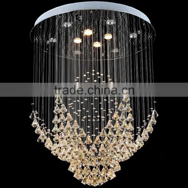 Modern Acrylic Crystal Diamond Chandelier Lustre Boul Diamant 92034 photo-6