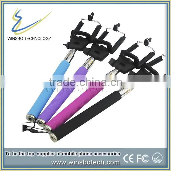 Wireless Mobile Phone Holder Selfie Stick With Remote photo-3