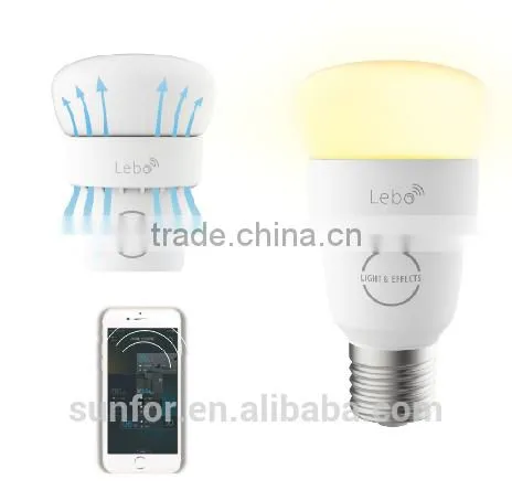 Bluetooth Smart Led Light Bulb E27 7W Smart Light Shenzhen China photo-2