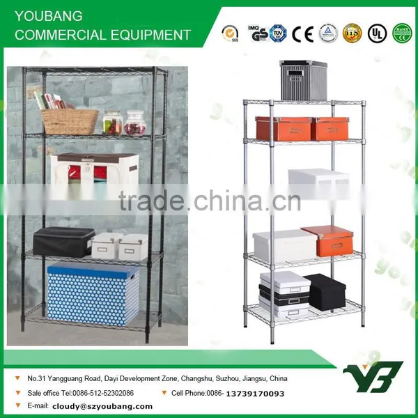 2015 Hot Sell NSF Heavy Duty 150KGS 72x24 Inch 5 Layer Black Color Eproxy Shelving Rack (YB-WS059) Quality Choice photo-3
