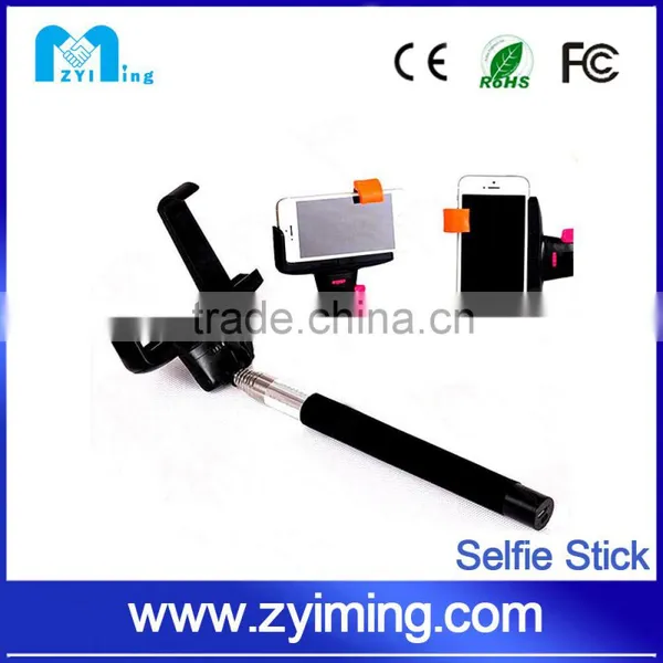 Zyiming Wholesale New Products YM-Z07-6 Bluetooth Foldable Selfie Stick 2015 for Mobile Phone photo-2
