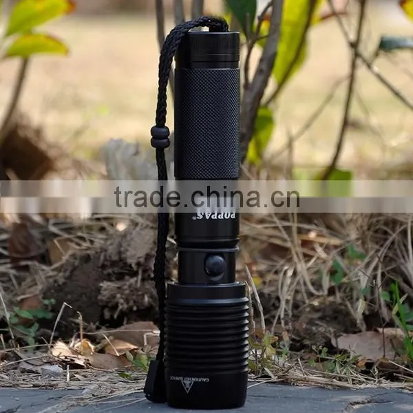 POPPAS 6618 Super Power Multifunction Rechargeable LED USB Flashlight photo-6