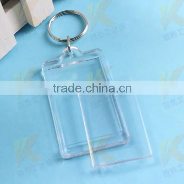 Plastic Key Chain/acrylic Key Chain With Photo Frame photo-2