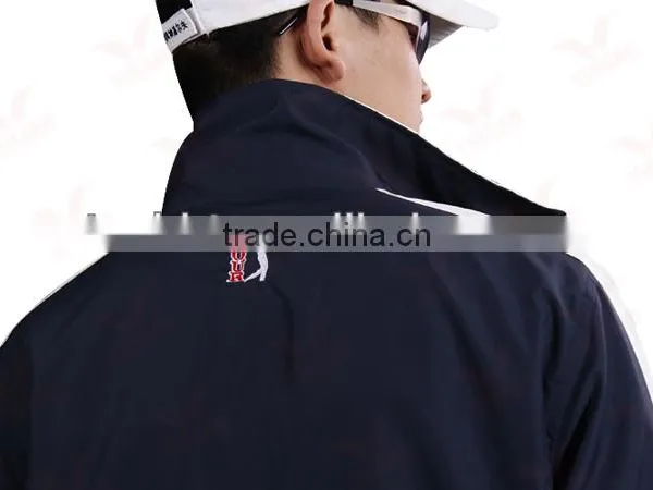 Customized Nylon Waterproof Material Men's Long Sleeves Golf Jacket photo-4
