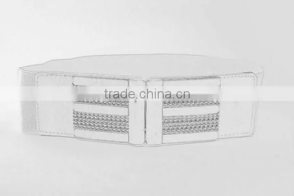 Fashion Gold Buckle Ladys Party Belt All Match Western Stretch Womens Waist Belt photo-5