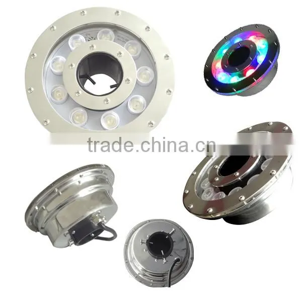 12V IP68 Waterproof DMX Control Led Fountain Ring Light Fountain Light Led Underwater Ring