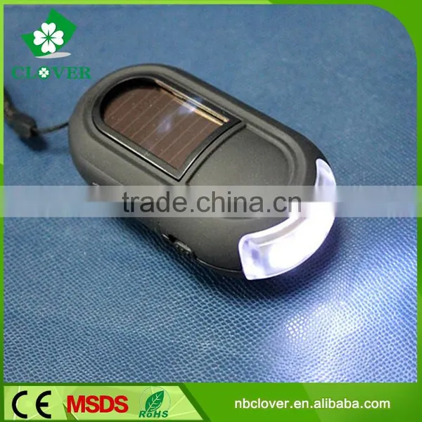 Good Design Dynamo Solar Powered 3 LED Solar Flashlight photo-4