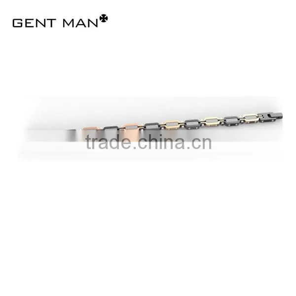 2016 Fashion Jewelry 316L Stainless Steel Bracelet Magnetic Bracelet for Man Jewelry Display photo-6