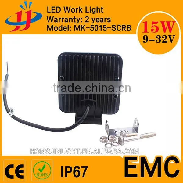 China Manufacturer 1100LM Epistar Led Fog Light 15W 5 Inch 12v Car Led Work Light photo-2