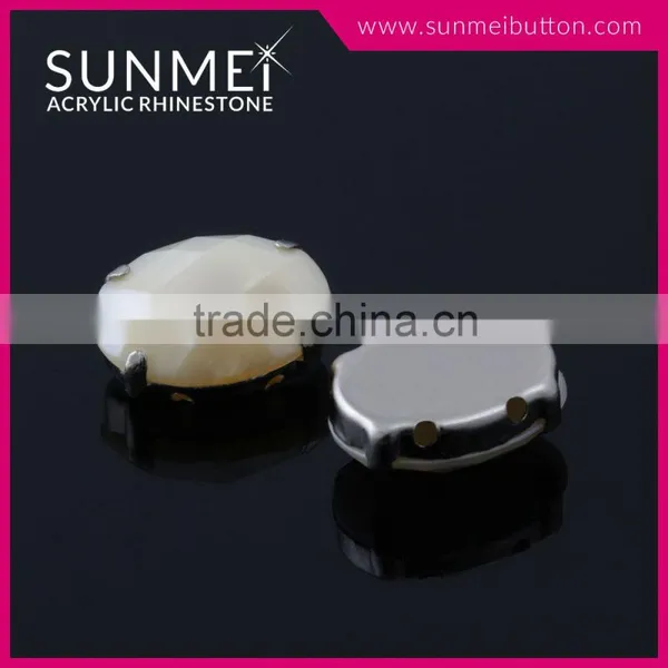 High Quality Oval Crystal Stones for Clothing Decoration photo-2