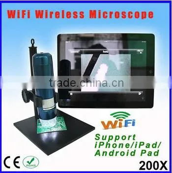 5~200 lcd digital microscope camera for mobile phone and tablet PC