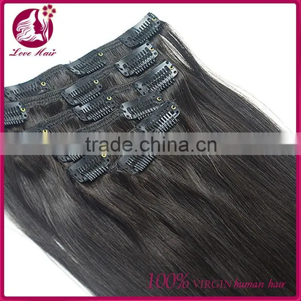 Top Quality Clip in Human Hair Extensions Hot Clip in Human Hair Extension Virgin Clip in Hair Extensions for Women photo-4