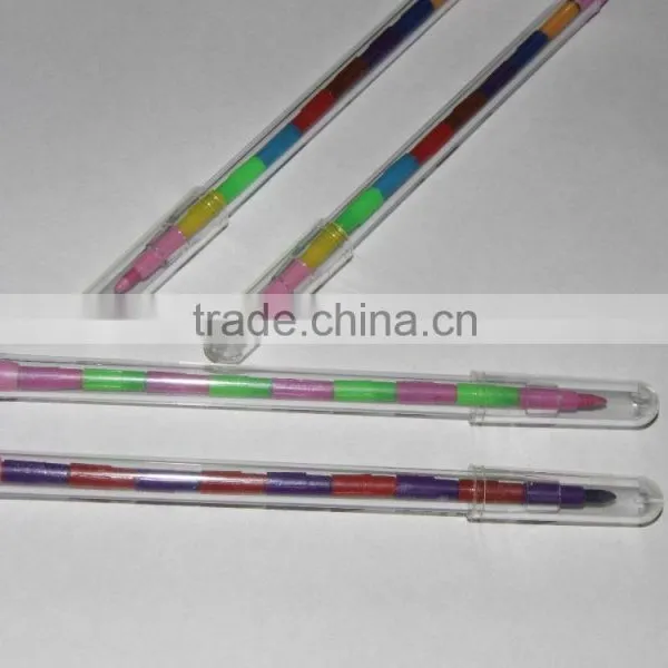 EX- Price High Quality 10 Colors Bullets Pencil Crayon for Kids photo-5