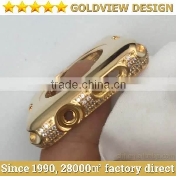 Gold Plated Housing for Apple Watch ,for Apple Watch Case,for Apple Watch Stand Aluminum photo-3