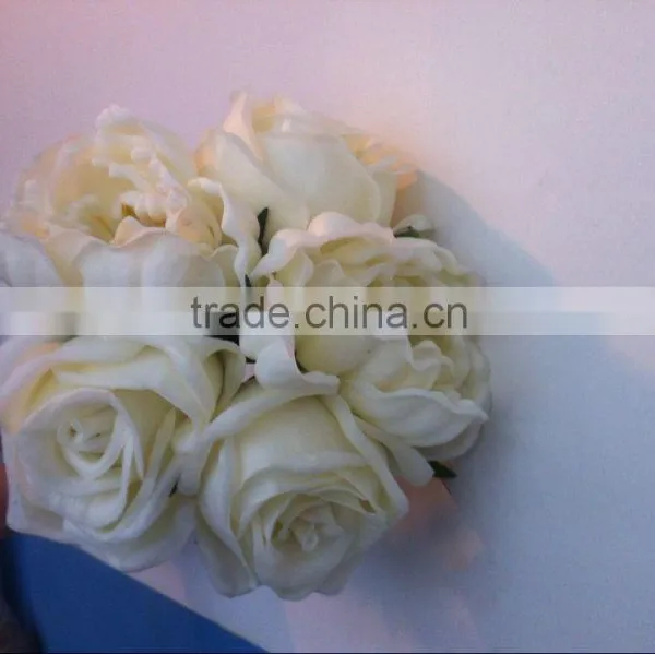 Wedding Bridal Party Flowers Peony Real Touch Wedding Flower