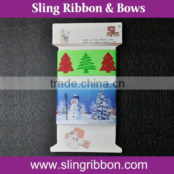 Custom Christmas Ribbon on Card For Retail photo-4