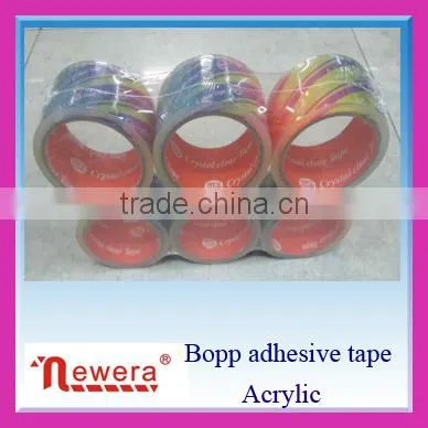 Wholesale 6 Rolls Packed 2 Inch Clear Bopp Packing Adhesive Tape photo-4