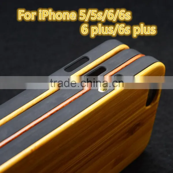 2016 Promotional Product Cheap Price WOOD PC Case Buy Case Cover for I6s for Iphone 6 Plus Case photo-3