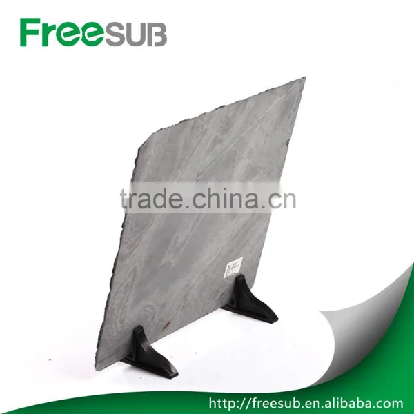 China Wholesale Nature Customed Blank Semicircle Sublimation Sublimation Rock Slate Photo photo-4