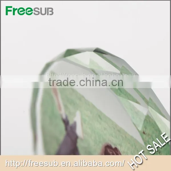 Freesub BSJ03E Dia 120mm Round Sunflower Blank 3D Sublimation Pictures of Crystals photo-5