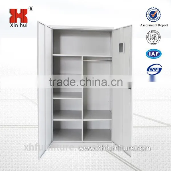 Swing Door Metal Wardrobe Locker/Cheap Wardrobe Closet photo-3