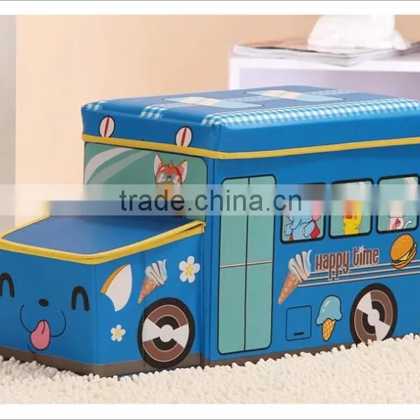 Happy Car Style Storage Box Storage Stool photo-6