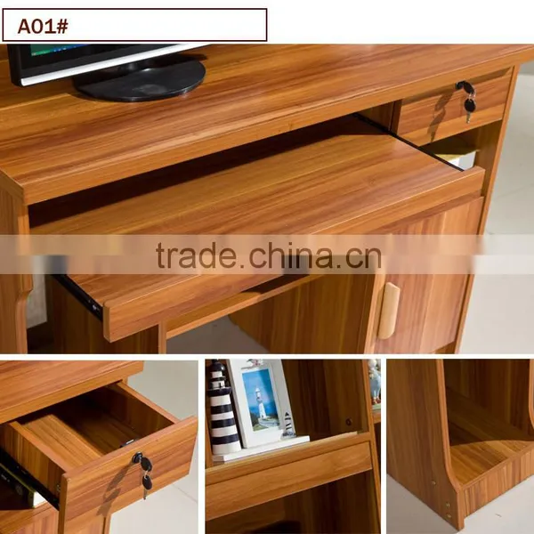 Best Selling MDF Bookcase With Computer Desk photo-3