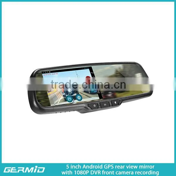 5 Inch Android Gps Navigation Rearview Mirror Gps Wireless Camera photo-6