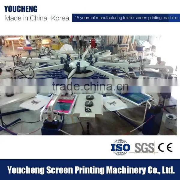 Korea Tech Automatic Serigtafia Carousel t Shirt Screen Printing Machines Prices photo-5