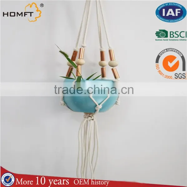 Copper Macrame Plant Hanger