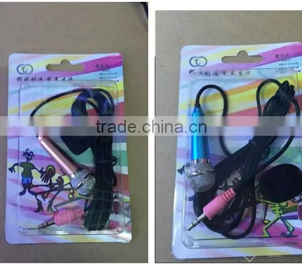 2016 Hot Selling Wired Cell Phone Mini Microphone for Apple Phone and Android Phone photo-3