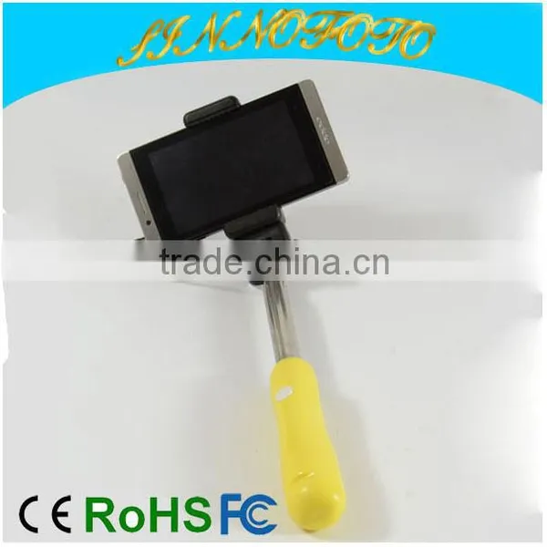 Selfie Equipped With Screw With Buckle Wired New Mini Colourful Selfie Stick