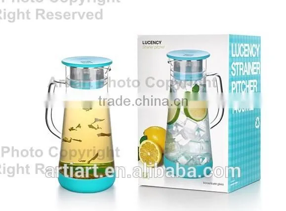 2015 New Product Original Design Fancy Glass Teapot photo-4