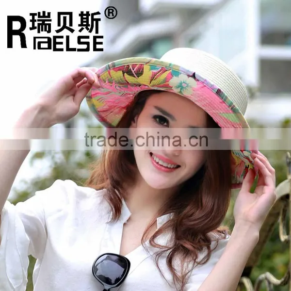 Cheap Sun Betiful Ladies Hats Wholesale Paper Straw Hat photo-3