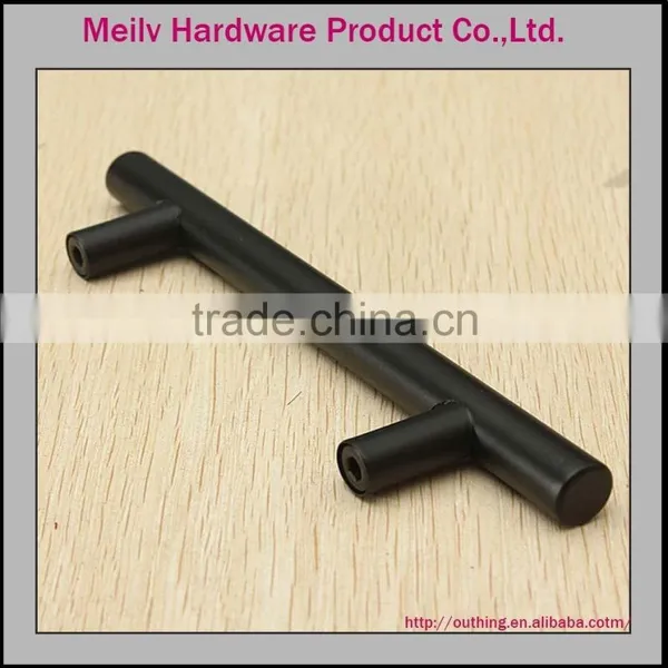 Furniture Hardware Kitchen Cabinet Bathroom Cupboard Black T Bars photo-3