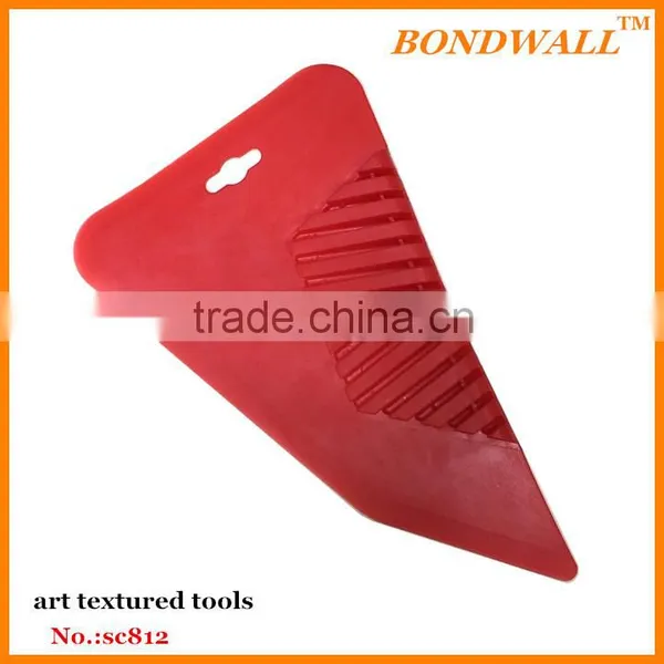 Plastic Scraper Putty Knife Art Textured Tools Painting Tools Polygonal Wallpaper Scraper