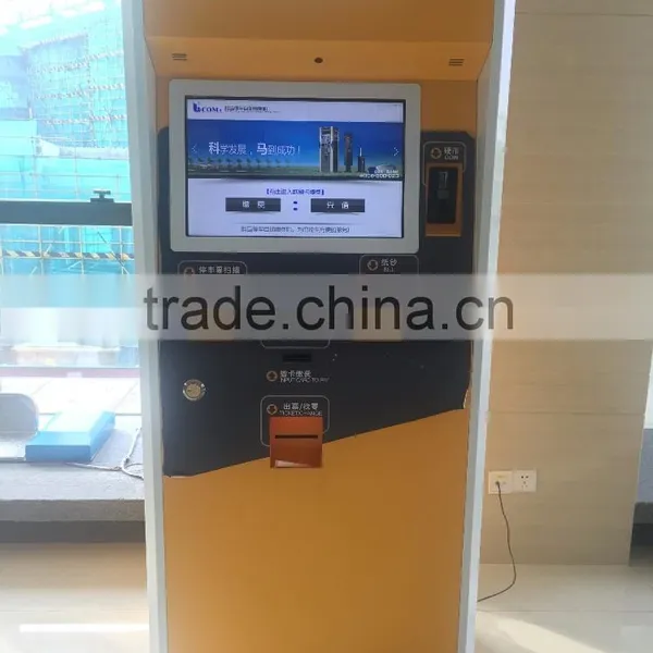 Car Parking System Pay On Foot Parking Payment Kiosk With Coin And Cash photo-3
