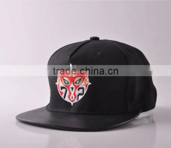 High Quality Custom Blank Flat Cap Wholesale Snapback Cap Cotton Hip Hop Cap photo-6