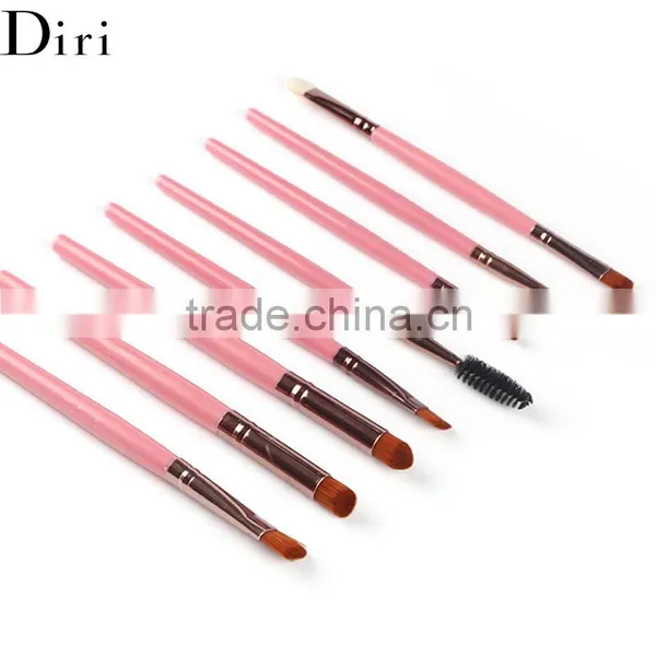 8Pcs Cosmetic Brushes Set Powder Foundation Eyeshadow Eyebrow Eyeliner Lip Brush photo-3