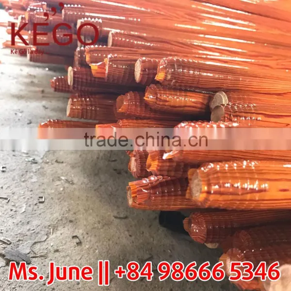 PVC Wooden Broom Handle 0.9/1.1/1.2m photo-4
