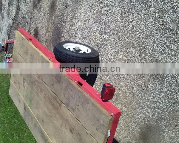 American Style 4'x4' Red Utility Trailer photo-5
