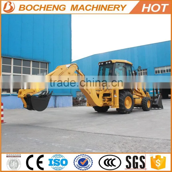 Multifunctional FLB468 FOTON LOVOL 95HP 1.0CBM H Type Leg Four Wheel Drive With Price Tractor Backhoe photo-2