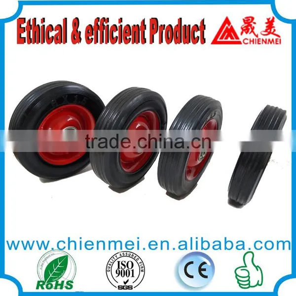 High Quality 6"X1.5 Solid Rubber Wheel/Metal Rim Wheel/Pneumatic Wheels/Ruled Wheel photo-6