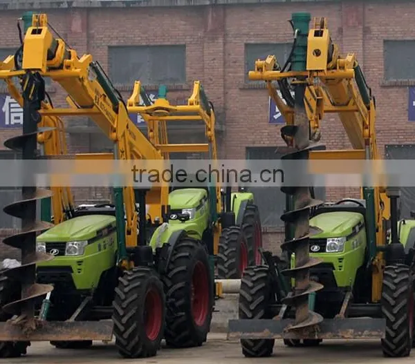 Hydraulic Earth Auger With Crane in Electric Power Facilities photo-6