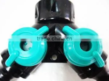 Plastic 2-Way Snap-In Garden Y Shut-Off Valve photo-4
