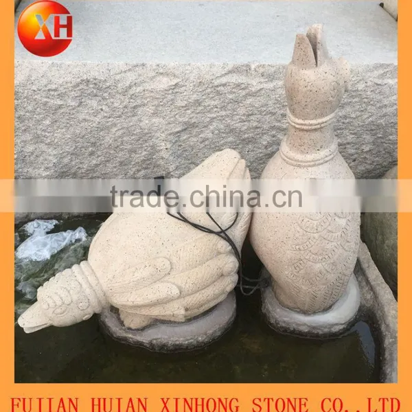 Dancing Stone Water Fountain With Swan photo-2