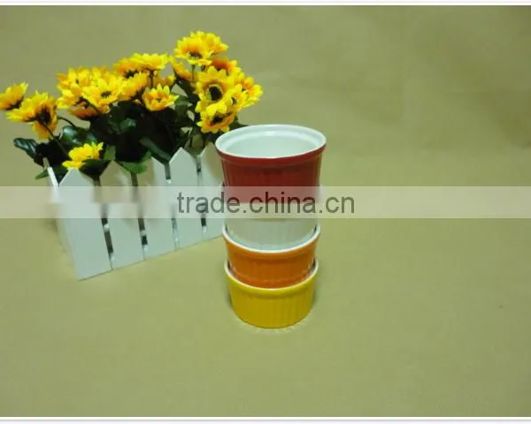 Daily Use Round Porcelain Ceramic Bakeware Bowl photo-5