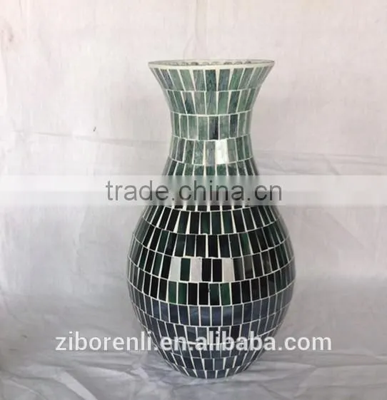 Home Mosaic Gorgeous Designs Decorative Glass Vases photo-2