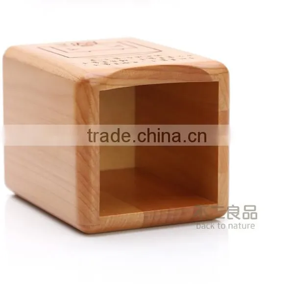 Lovely Decoration Originality Wooden Stationery Wooden Office Supplier photo-3