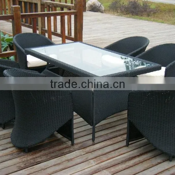 Wicker Coffee Table and Chairs